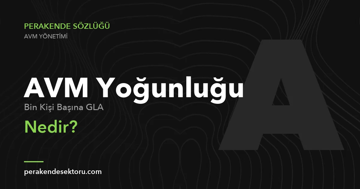 AVM Yoğunluğu (Bin Kişi Başına GLA)