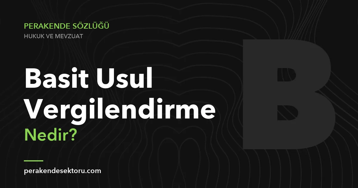 Basit Usul Vergilendirme