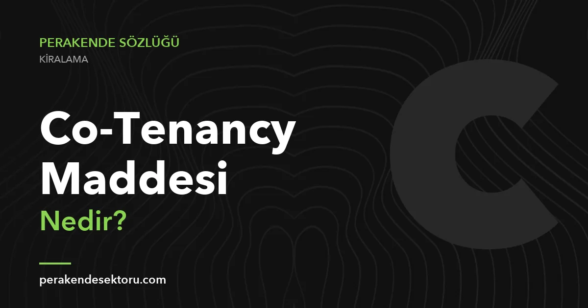 Co-Tenancy Maddesi