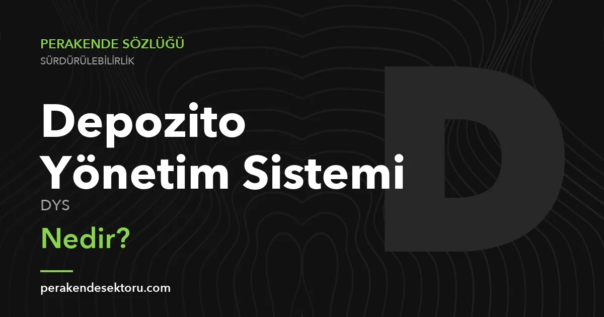 Depozito Yönetim Sistemi (DYS)