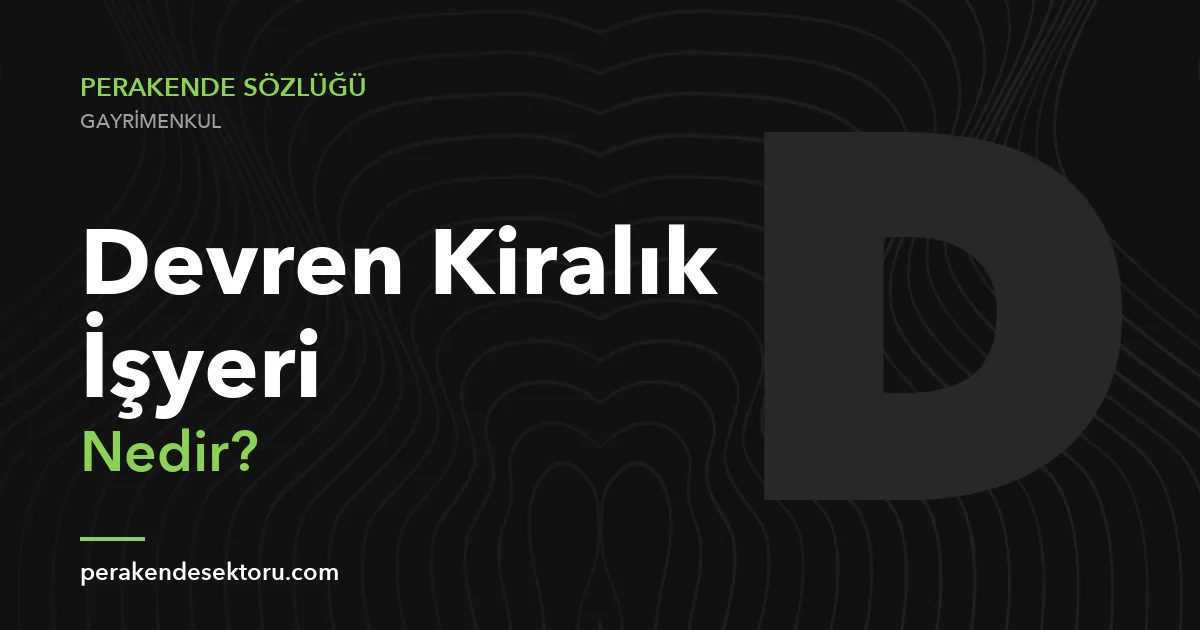 Devren Kiralık İşyeri