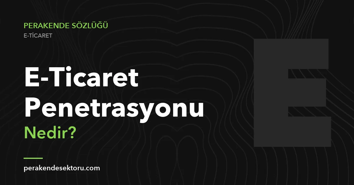 E-Ticaret Penetrasyonu