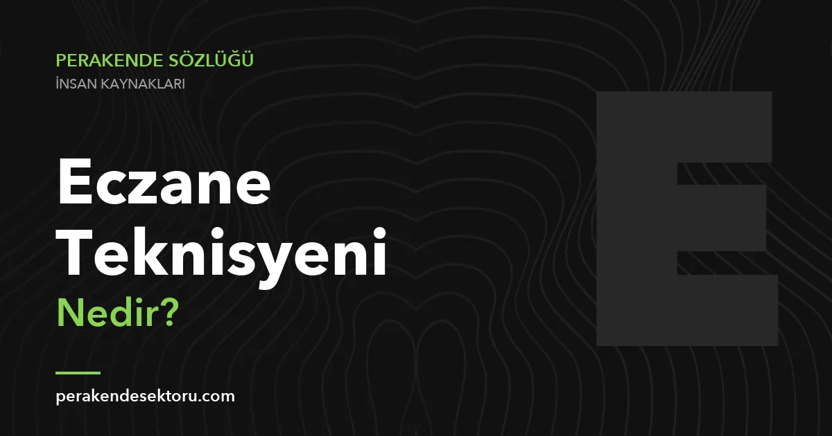 Eczane Teknisyeni