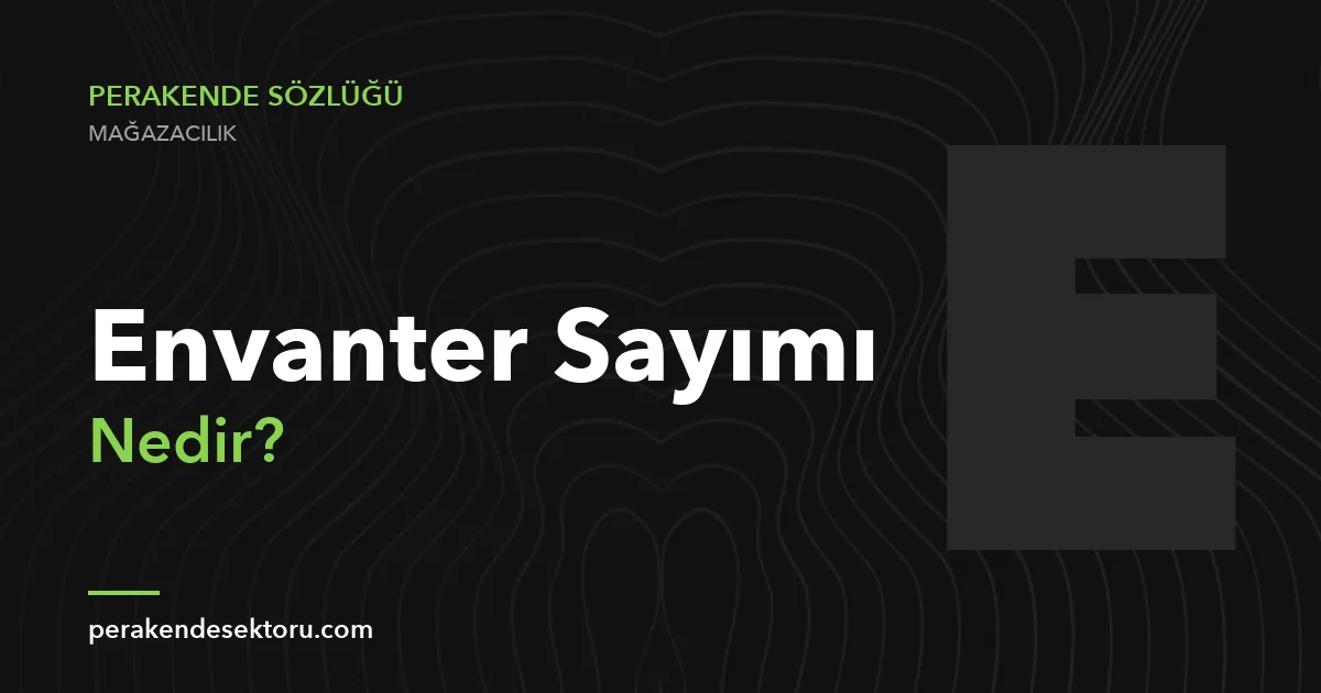Envanter Sayımı