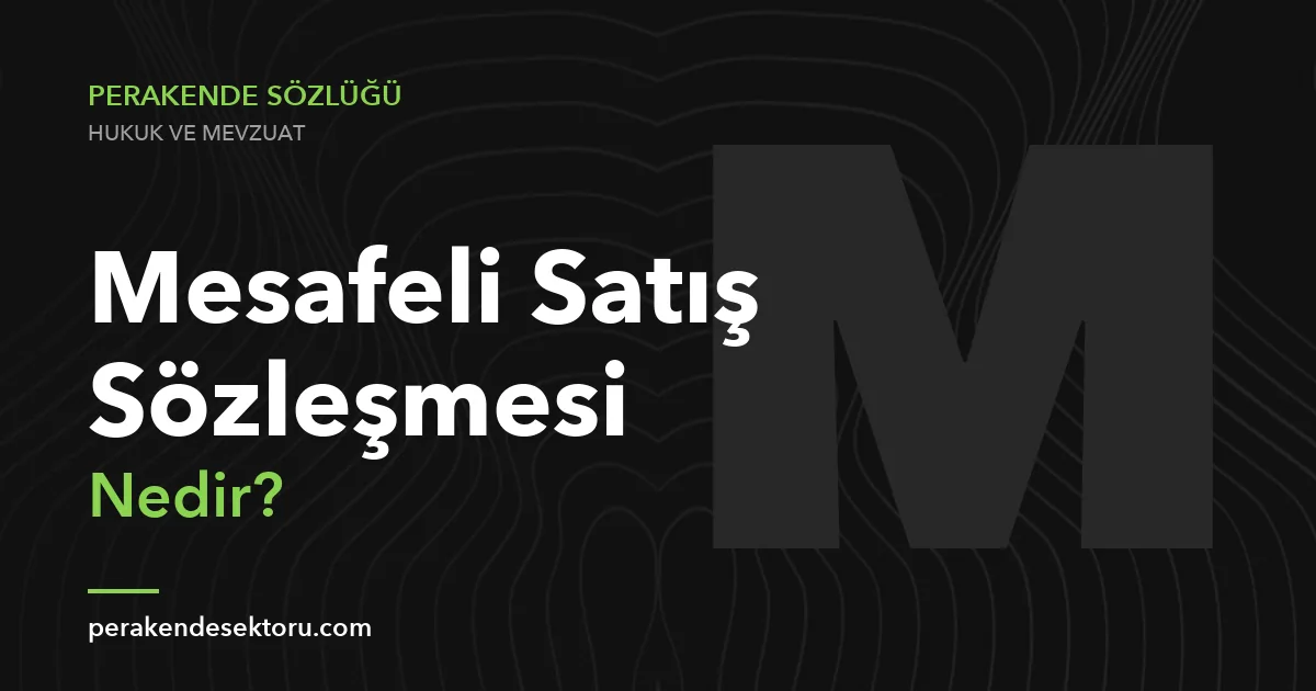 Mesafeli Satış Sözleşmesi