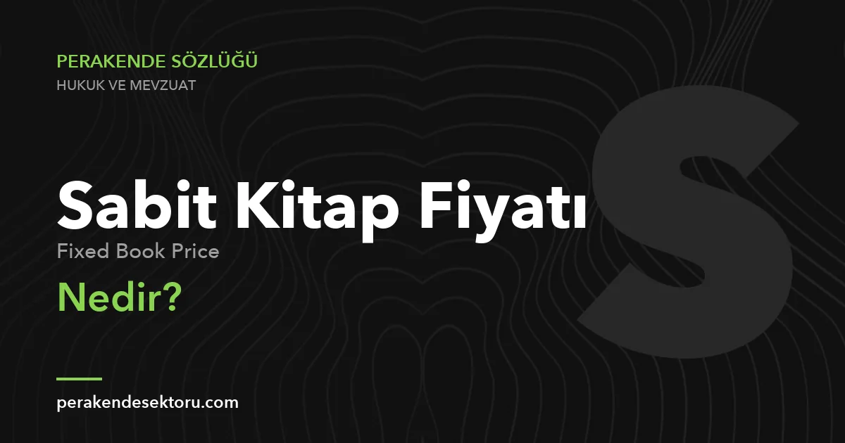 Sabit Kitap Fiyatı (Fixed Book Price)