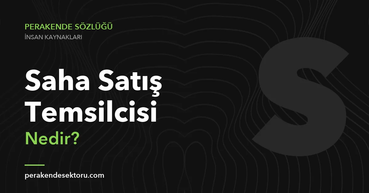 Saha Satış Temsilcisi