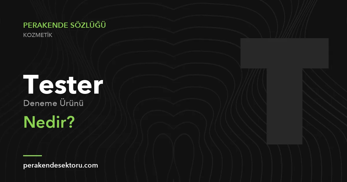 Tester (Deneme Ürünü)