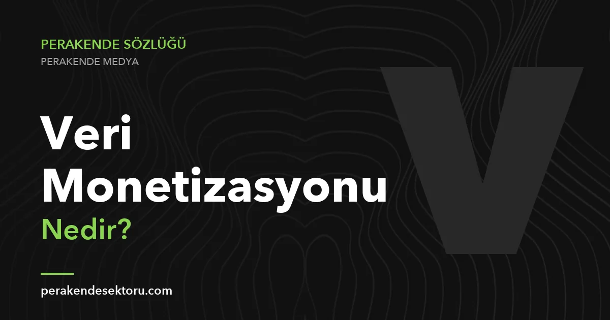 Veri Monetizasyonu